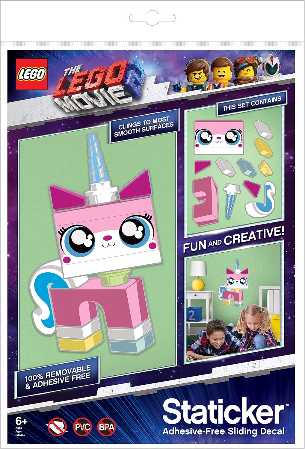 Lego 52364 Unikitty Staticker Wall Sticker