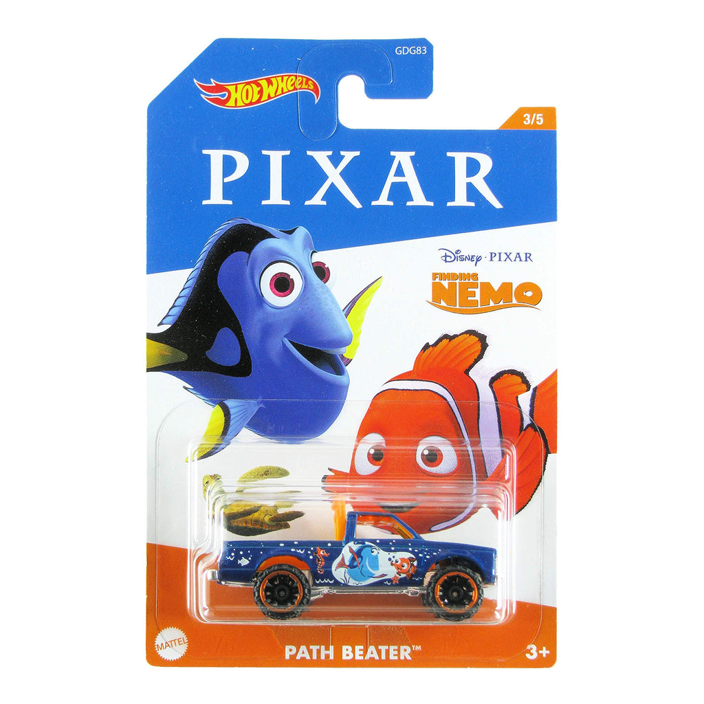 Hot Wheels Pixar Path Beater, Blue 3/5