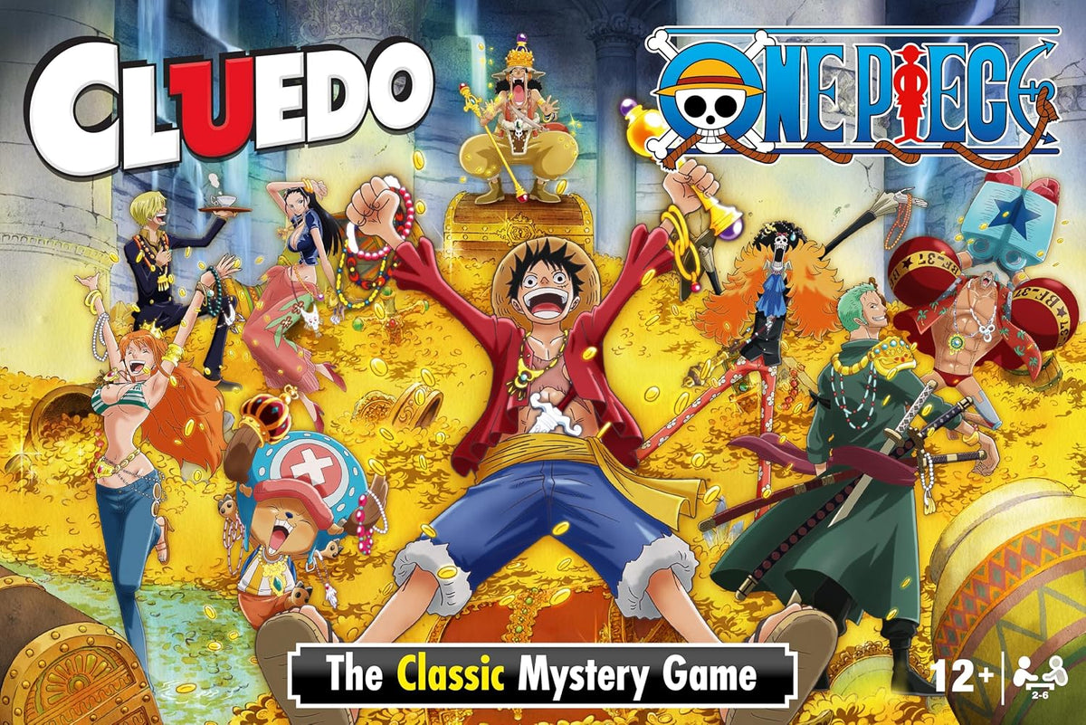 Winning Moves One Piece Cluedo Mystery Board Game perfect for 2–6 players and makes a great gift for anime fans aged 12 