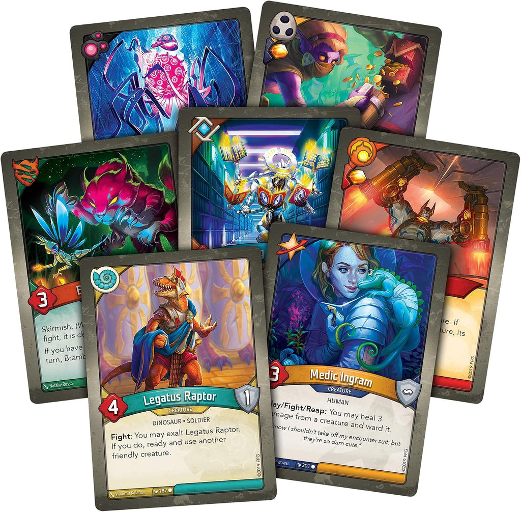 FFG FFGKF05 KeyForge: Worlds Collide Deck, Mixed Colours