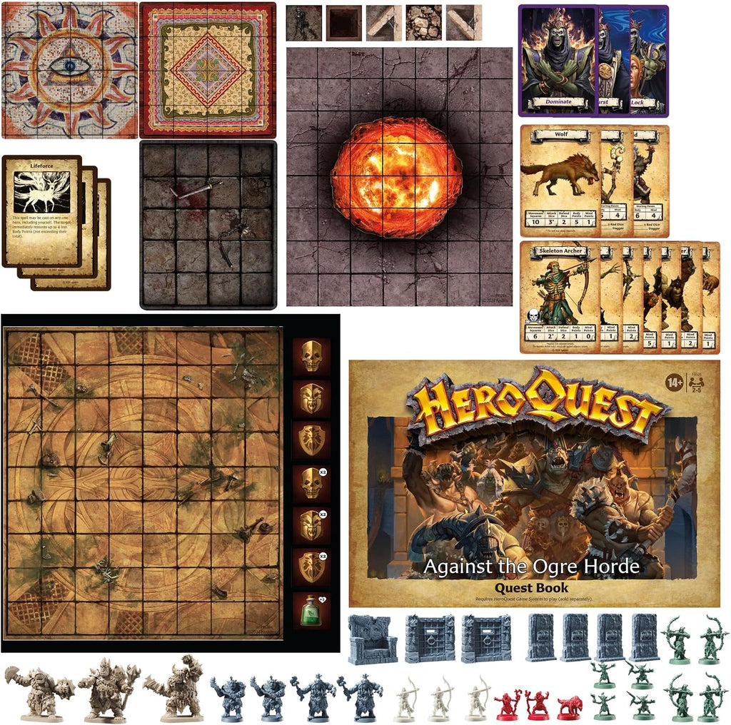 Avalon Hill Heroquest Against the Ogre Horde Quest Pack, Roleplaying Game, Requires HeroQuest Game System to Play - Engl