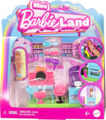 Barbie Mini BarbieLand Collectible Hair Salon Playset with 1.5-Inch Doll, Style Station with Mirror, Shampoo Area and Re