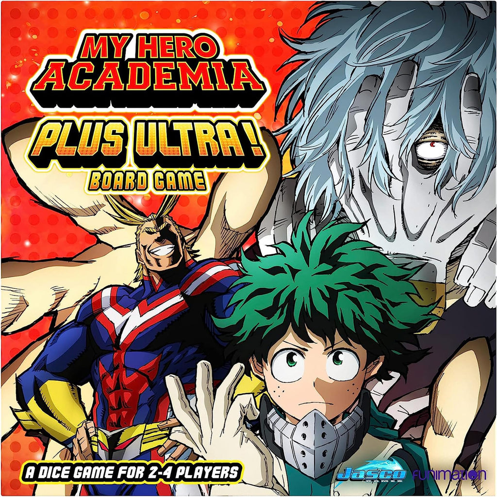JASCO Games | My Hero Academia Plus Ultra! Board Game | Board Game | Ages 14+ | 2-4 Players | 30 Minutes Playing Time, MHABG01