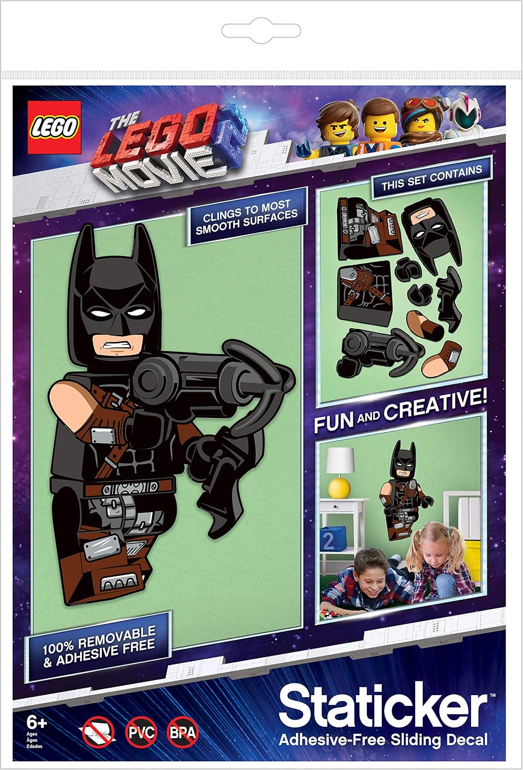 Staticker Lego 52372 Batman Wall Sticker