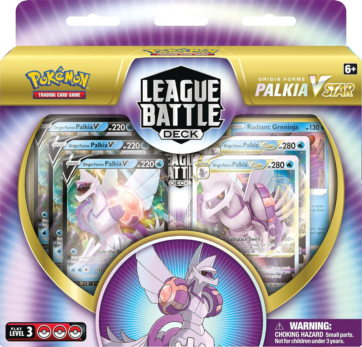 Pokémon TCG: Origin Forme Palkia VSTAR League Battle Deck (60-Card Ready-to-Play Deck, 3 Foil V Cards & 2 Foil VSTAR Car