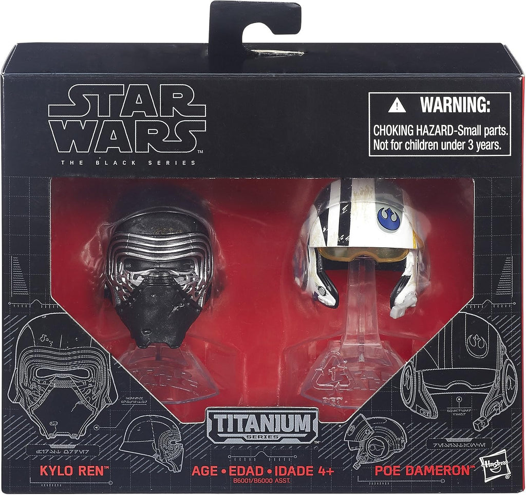 Star Wars: The Force Awakens Black Series Die Cast Kylo Ren & Poe Dam