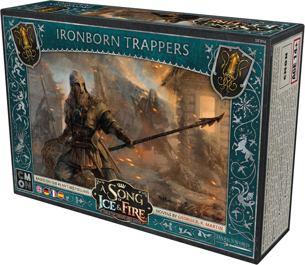 CMON, A Song of Ice & Fire – Iron Men's Trap, Expansion, Tabletop, 2 Players, Ages 14+, 45+ Minutes, German, Multilingua