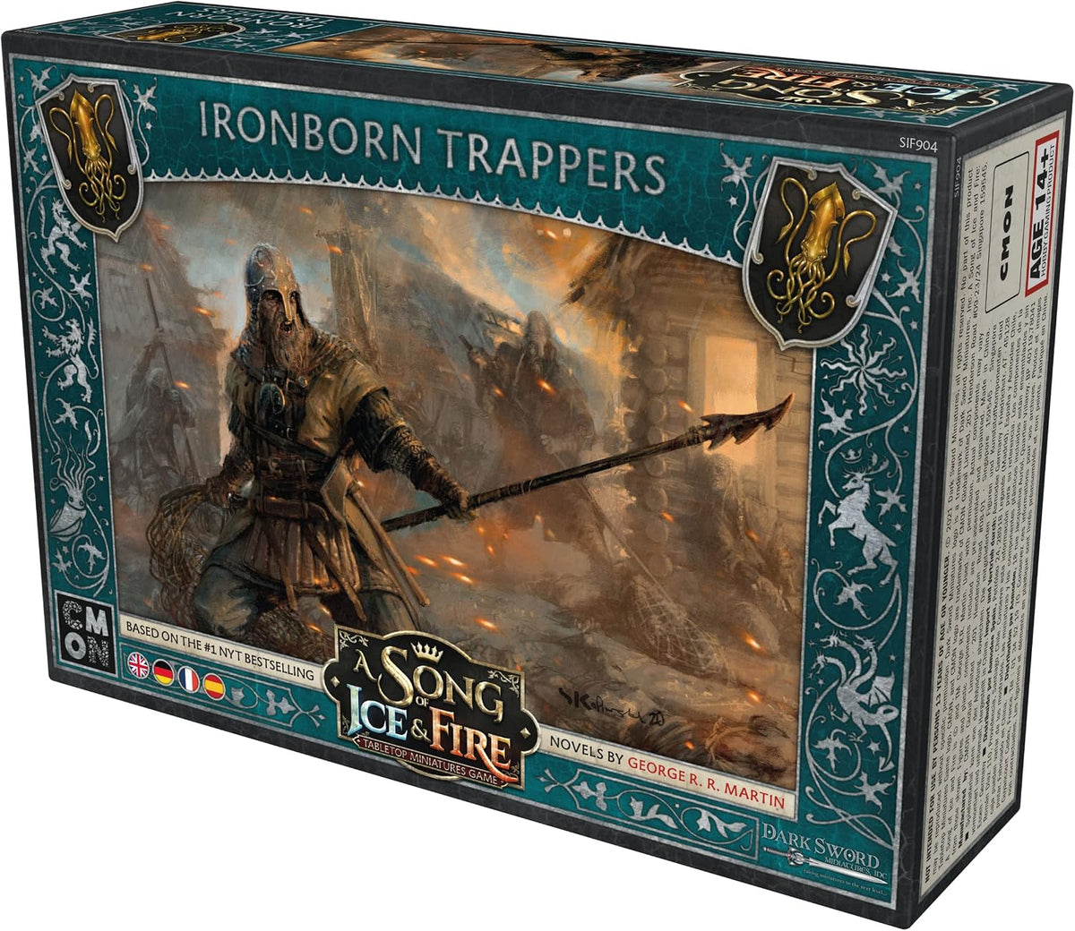 CMON, A Song of Ice & Fire – Iron Men's Trap, Expansion, Tabletop, 2 Players, Ages 14+, 45+ Minutes, German, Multilingua