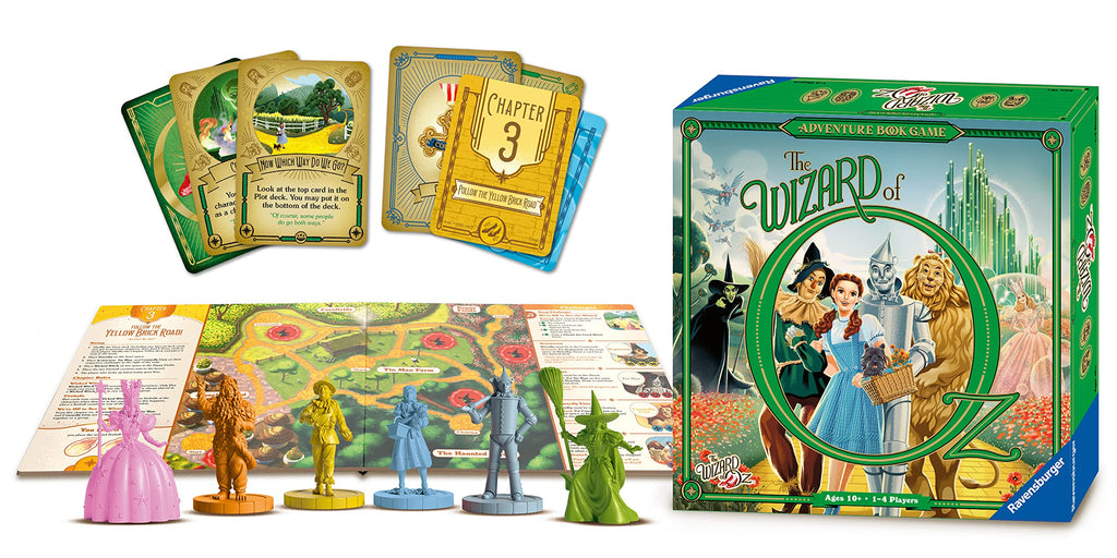Ravensburger The Wizard of Oz Adventure Book - Family Strategy Board Games for Kids and Adults Age 10 Years Up - 1 to 4 Players