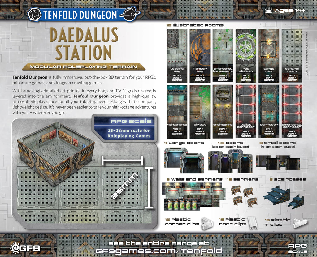 Gale Force Nine - Tenfold Dungeon - Daedalus Station