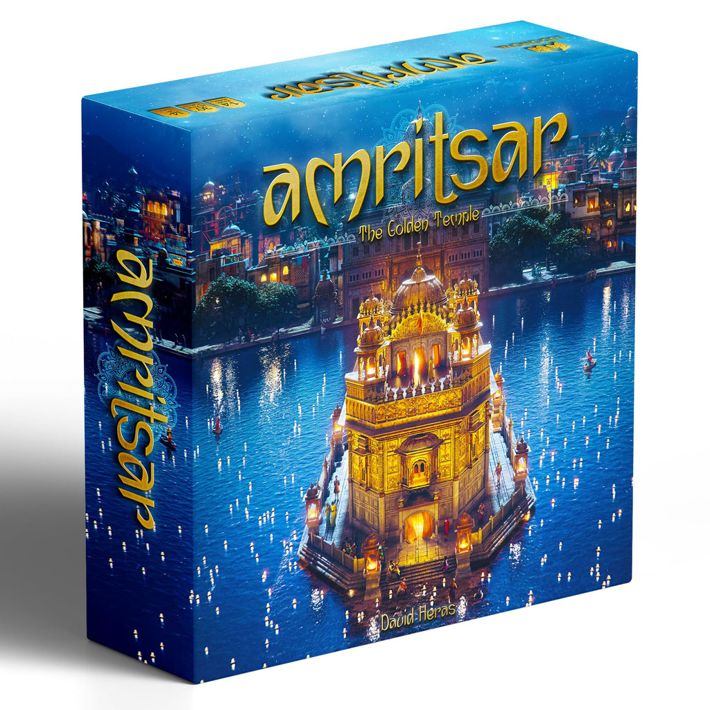 Ludonova | Amritsar The Golden Temple | Board Game | Ages 14+ | 1-4 Players | 60-120 Minutes Playing Time