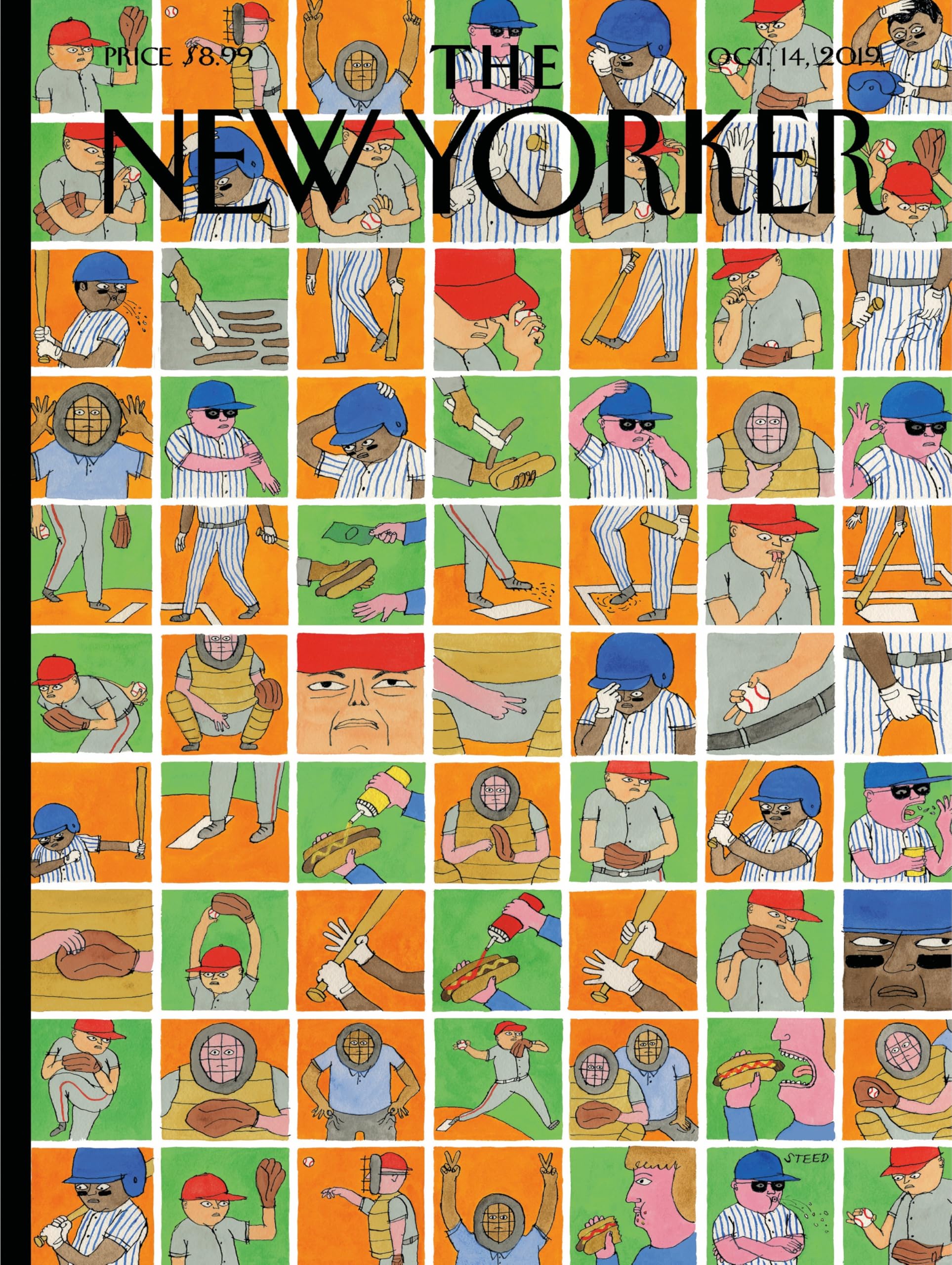 New York Puzzle Company - New Yorker Inside Baseball - 1000 Piece Jigsaw Puzzle