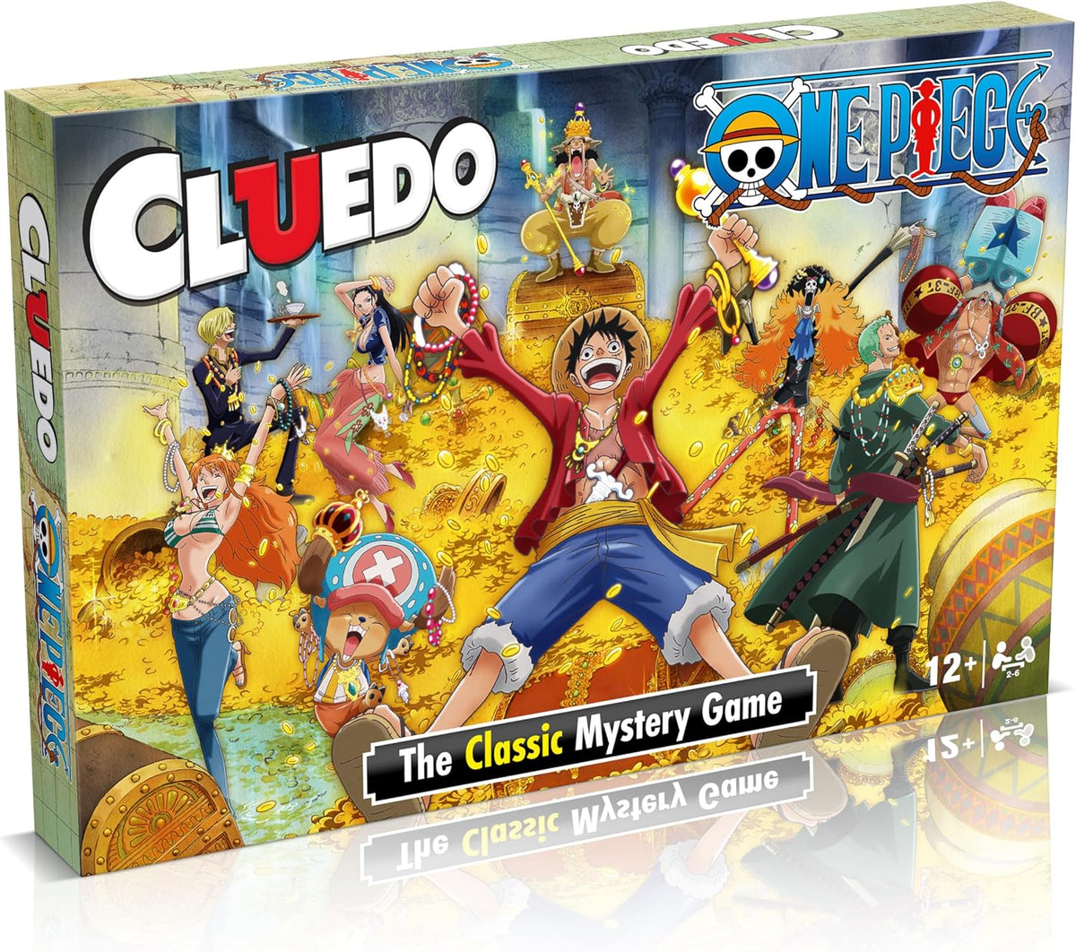 Winning Moves One Piece Cluedo Mystery Board Game perfect for 2–6 players and makes a great gift for anime fans aged 12 