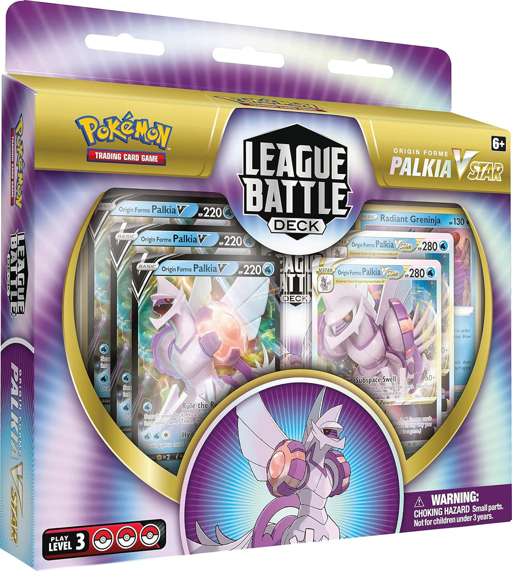 Pokémon TCG: Origin Forme Palkia VSTAR League Battle Deck (60-Card Ready-to-Play Deck, 3 Foil V Cards & 2 Foil VSTAR Car
