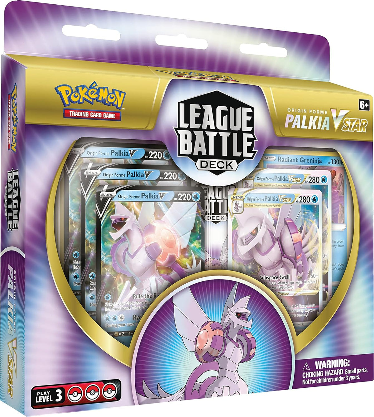 Pokémon TCG: Origin Forme Palkia VSTAR League Battle Deck (60-Card Ready-to-Play Deck, 3 Foil V Cards & 2 Foil VSTAR Car