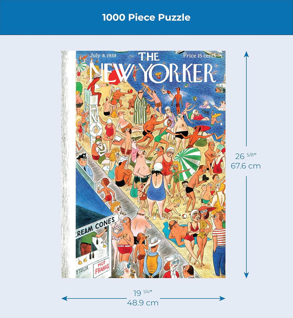 Beachgoing 1000 Piece Jigsaw Puzzle