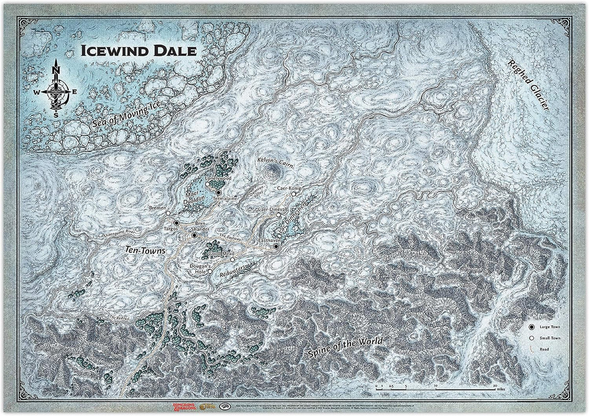 Gale Force Nine- Icewind Dale - Map Set