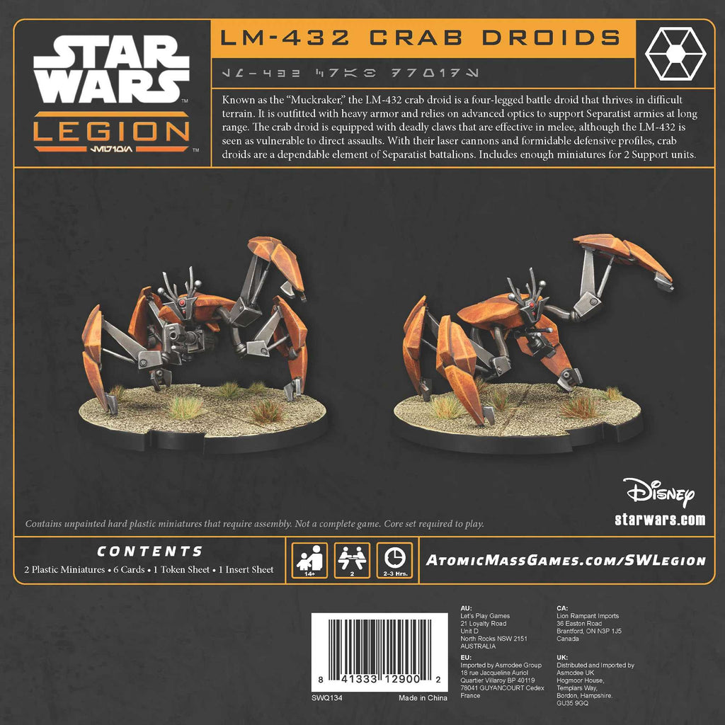 Star Wars Legion: LM-432 Crab Droids Expansion