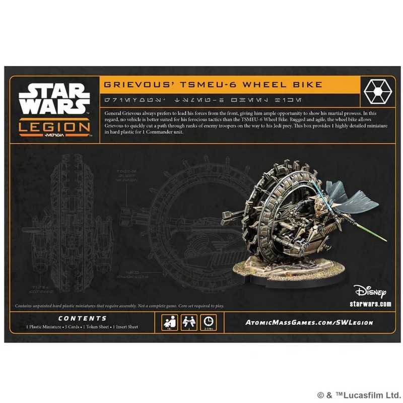 Star Wars: Legion - General Grievous' TSMEU-6 Wheel Bike