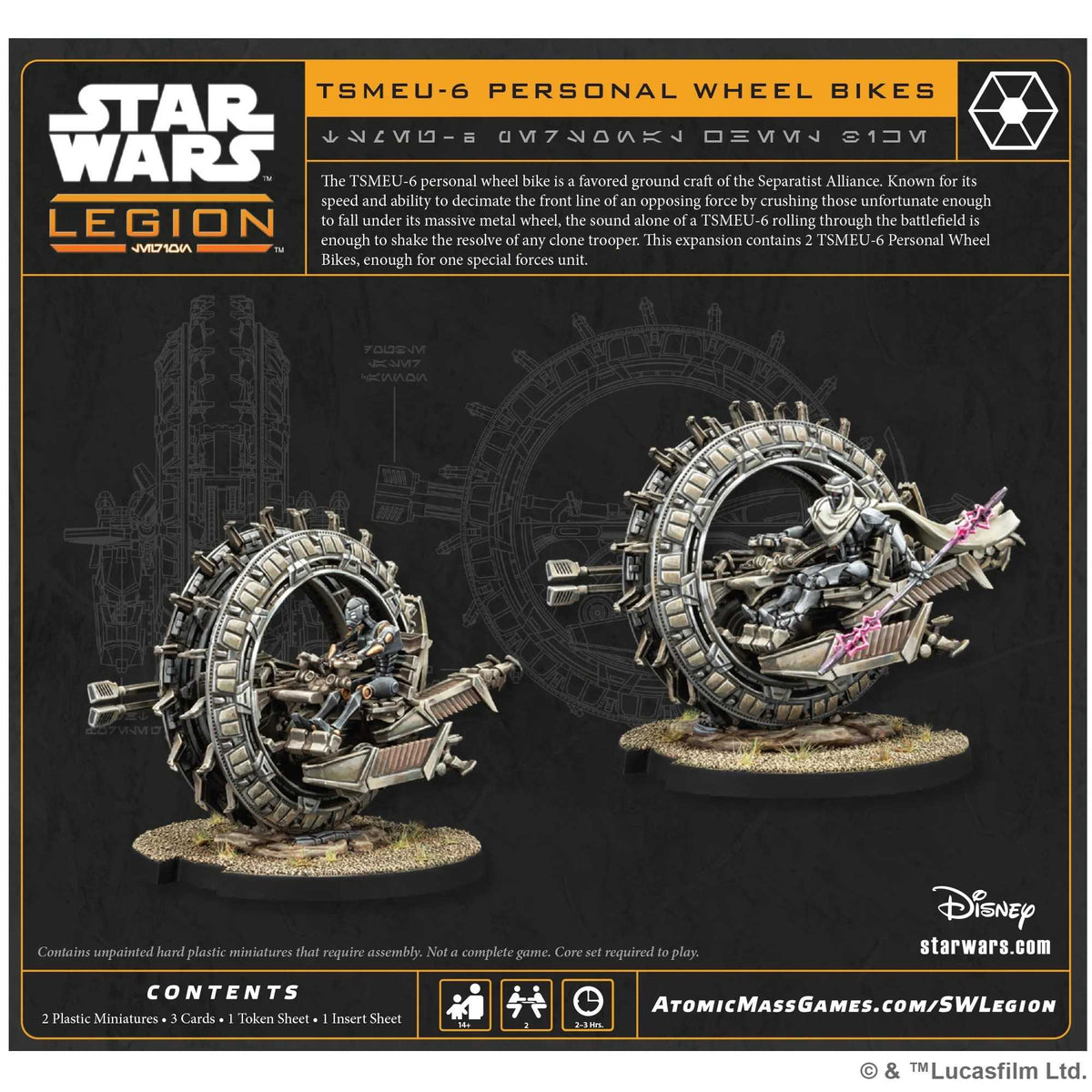 Star Wars: Legion - TSMEU-6 Personal Wheel Bike