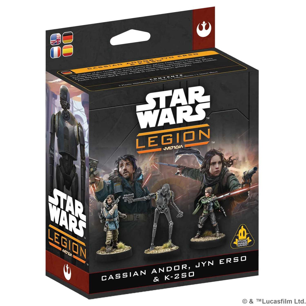 Star Wars: Legion - Cassian Andor, Jyn Erso & K-2SO