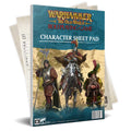 Warhammer: The Old World Roleplaying Game - Character Sheet Pad