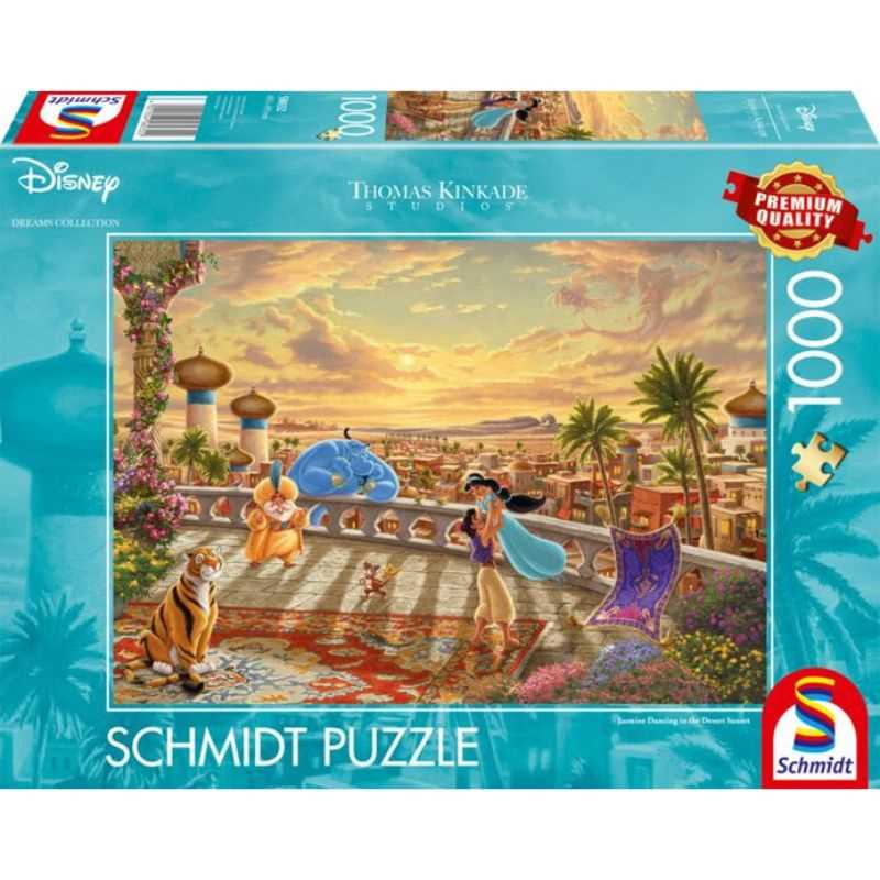 Thomas Kinkade: Disney Jasmine Dancing in the Desert Sunset (1000pc)