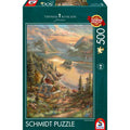 Thomas Kinkade: Lakefront Splendor (500pc)