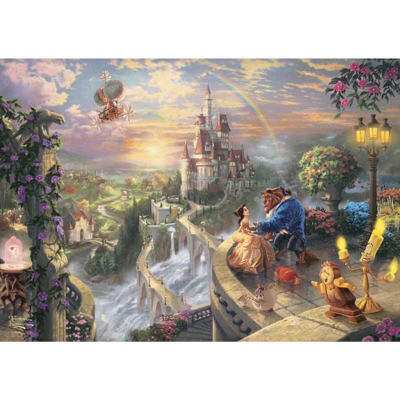 Thomas Kinkade: Disney Beauty and the Beast (500pc puzzle giftbox)