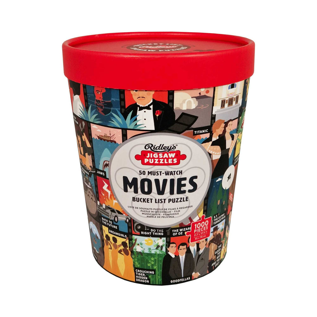 50 Must-Watch Movies Bucket List (1000pc)