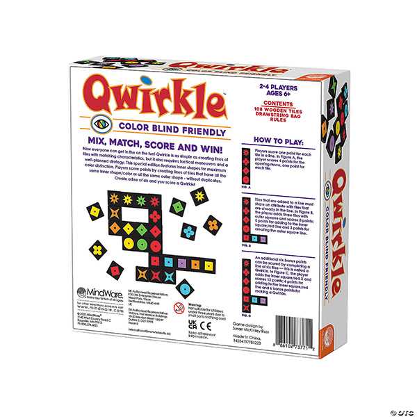 Qwirkle (Color Blind Friendly Edition)