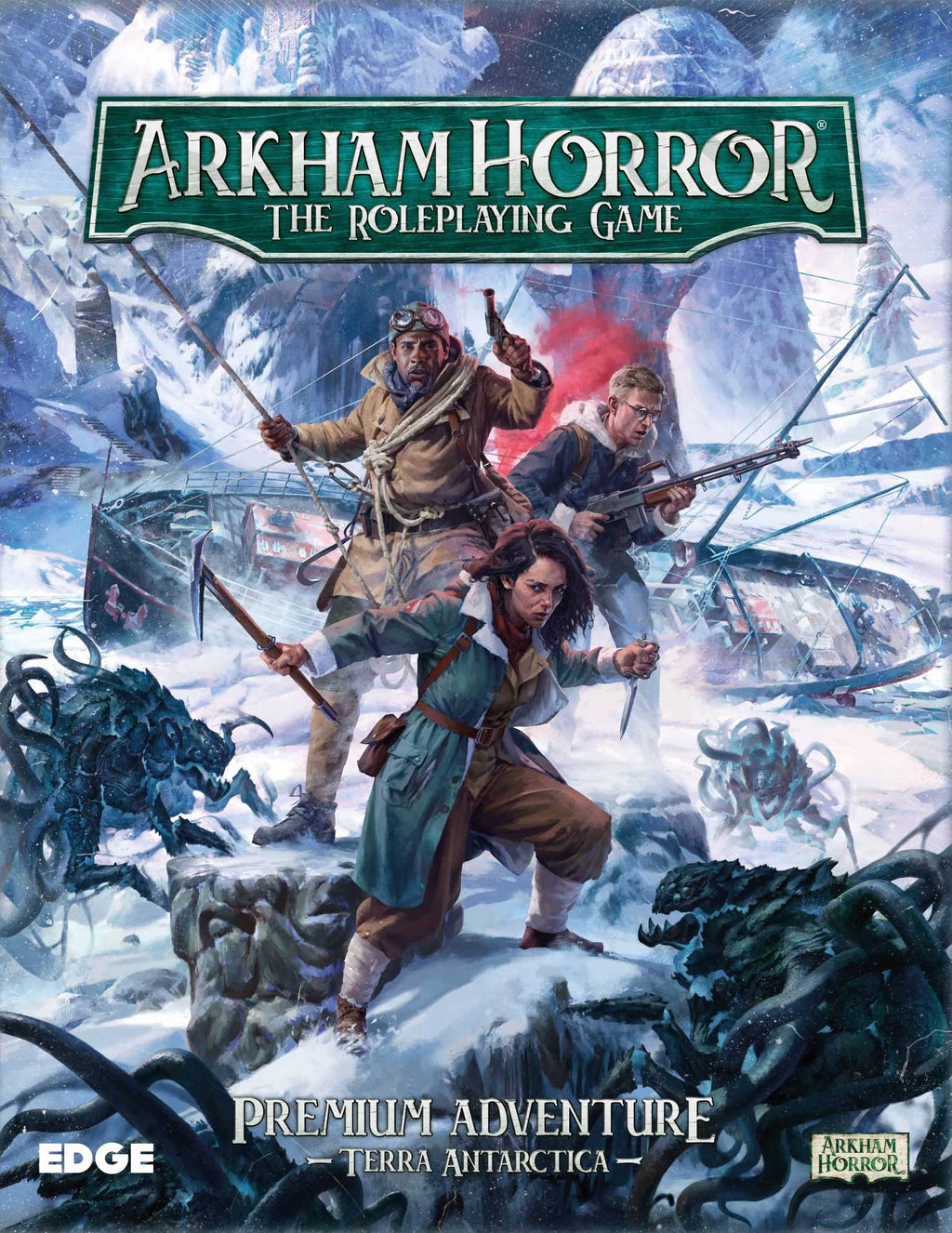Arkham Horror RPG Premium Adventure Terra Antarctica expansion