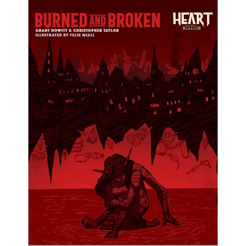 Burned and Broken - Spine Printing
