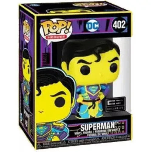 Funko Pop Superman #402 Black Light boxed