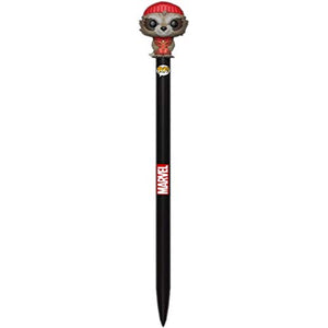 Pen Toppers Funko Marvel Holiday (1 Pen) (Rocket) - Celador Books & Gifts