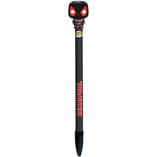 Funko Black Deadpool Pen Topper Pens - Celador Books & Gifts