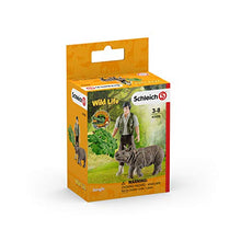 Load image into Gallery viewer, SCHLEICH 42428 Ranger and Indian Rhinoceros Starter Set - Celador Books &amp; Gifts
