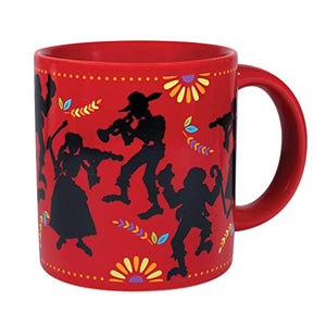 Day of the Dead Mug - Add Coffee or Tea Shadows Turn to Skeletons - Comes in a Fun Gift Box - Celador Books & Gifts