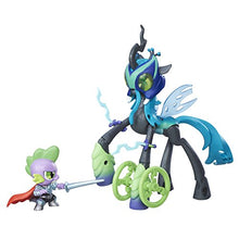Load image into Gallery viewer, MY LITTLE PONY B7298EL20 &quot;Guardians of Harmony Queen Chrysalis V. Spike the Dragon&quot; Figure - Celador Books &amp; Gifts
