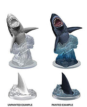 Load image into Gallery viewer, WizKids Deep Cuts Unpainted Miniatures (W9) - Shark - Celador Books &amp; Gifts
