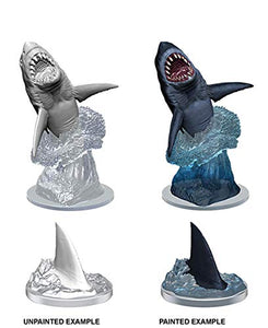 WizKids Deep Cuts Unpainted Miniatures (W9) - Shark - Celador Books & Gifts