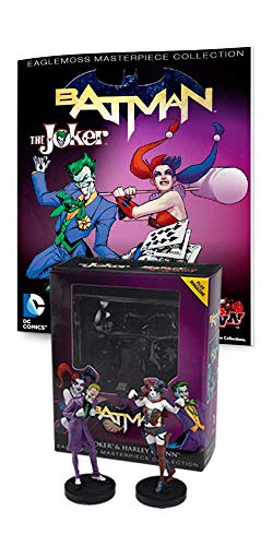 Eaglemoss DC Masterpiece Collection The Joker & Harley Quinn Figurines with Magazine - Celador Books & Gifts