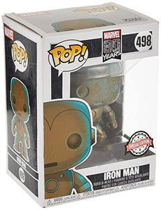 Funko POP! Marvel 80th Anniversary - Iron Man [Patina] # 498 - Target Exclusive - Celador Books & Gifts
