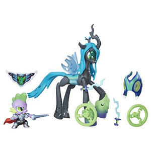 MY LITTLE PONY B7298EL20 "Guardians of Harmony Queen Chrysalis V. Spike the Dragon" Figure - Celador Books & Gifts
