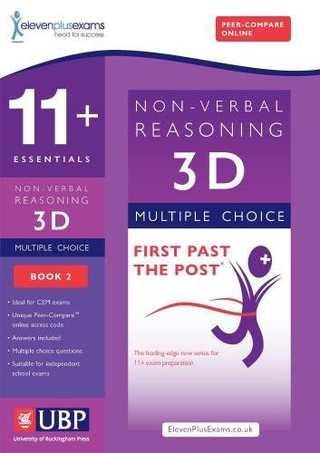 11+ Essentials 3D Non-Verbal Reasoning Practice Papers for CEM: Book 2 (First Past the Post) - Celador Books & Gifts