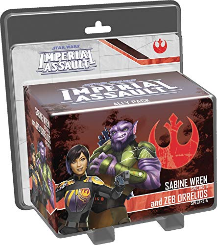 Fantasy Flight Games FFGSWI56 Sabine Wren and Zeb Orrelios Ally Pack: Star Wars Imperial Assault, Multicoloured - Celador Books & Gifts