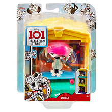 Load image into Gallery viewer, 101 Dalmatian Street GBM28 Disney, Stackable Dog House (5-in) with Dolly Character Figure (3-in), Skateboard and Helmet Accessories, Multicoloured - Celador Books &amp; Gifts
