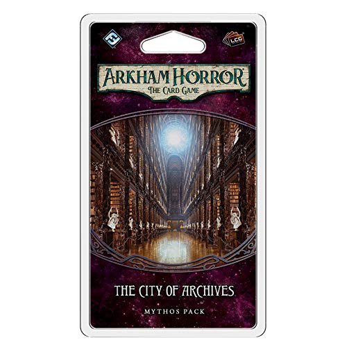 Fantasy Flight Games FFGAHC23 City of Archives Mythos Pack: Arkham Horror LCG Exp, Multicoloured - Celador Books & Gifts