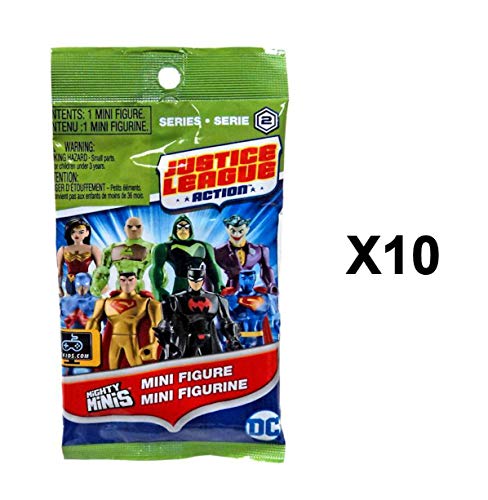 DC Comics Justice League Action Mighty Minis Series 2 Mini Figure Blind Bags Pack of 10 - Celador Books & Gifts