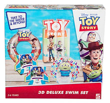 Load image into Gallery viewer, Disney Sambro DTS-3447 Swimming Ring Set Approx. 50 cm, water ball (approx. 40 cm), armbands and air mattress (approx. 67.5cm x 73cm Toy Story 3 to 6 years with safety valve, ideal for pool - Celador Books &amp; Gifts
